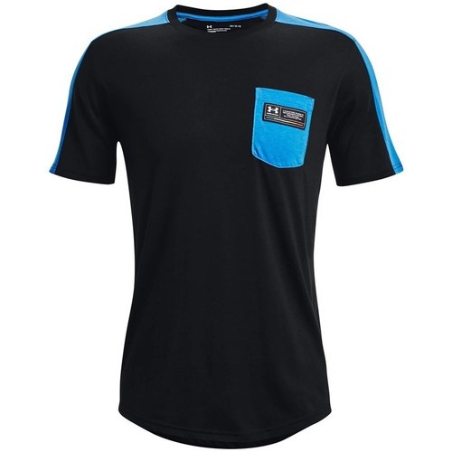 Vêtements Homme T-shirts manches courtes Under Armour Pocket Noir, Bleu
