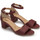 Chaussures Femme Sandales et Nu-pieds Nae Vegan Shoes Cora_Bordeaux Rouge