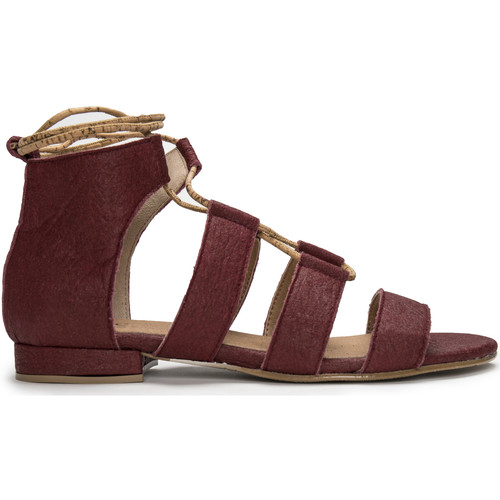 Chaussures Femme Via Roma 15 Santa Monica knee-length boots Nae Vegan Shoes Hera_Bordeaux Rouge
