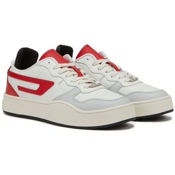 Homme Diesel Y02674 PR013 - S-UKIYO LOW-H8978 WHITE/RED Blanc - Chaussures Baskets basses Homme 146 