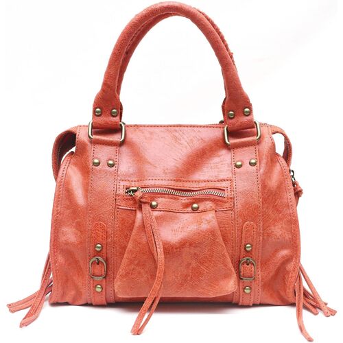 Sacs tote Backpack COCCINELLE H60 Lea E1 H60 14 01 01 Coral Red R34 Oh My Bag The SANDSTORM (petit modèle) Orange