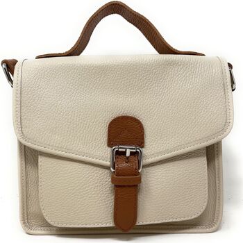 Sacs Femme abstract-print pocket backpack Oh My Bag CALVI Beige