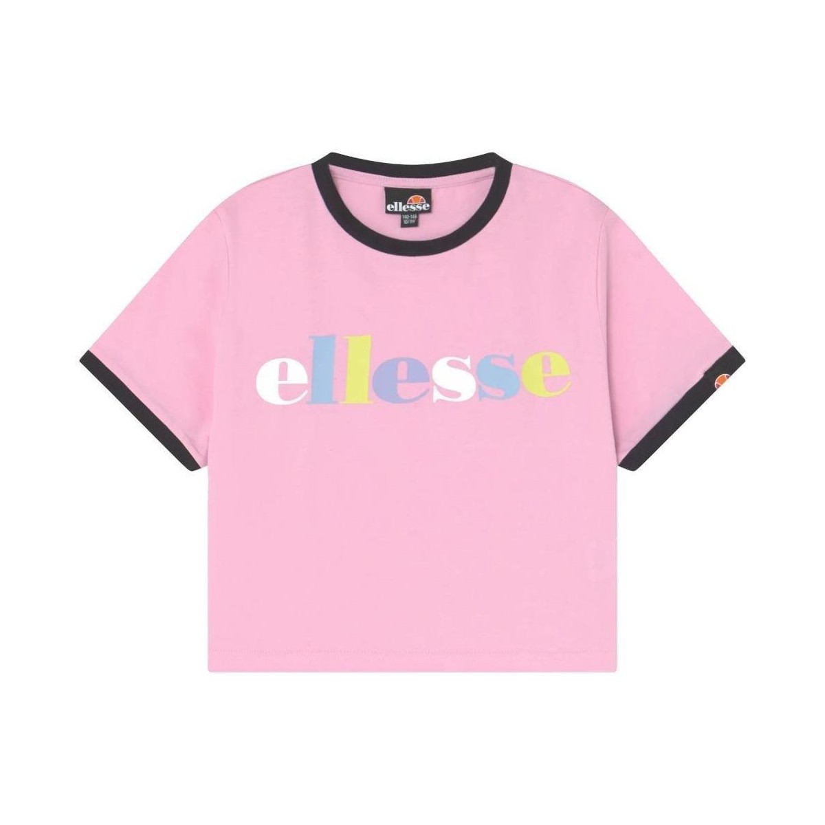 Vêtements Fille T-shirts manches courtes Ellesse  Rose