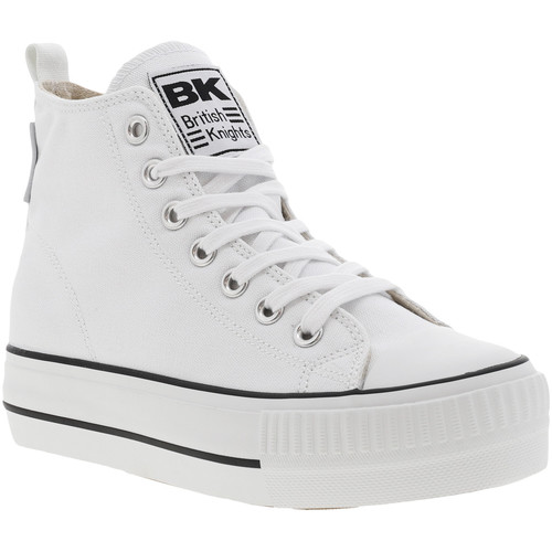 Chaussures that Baskets mode British Knights Baskets montantes Blanc