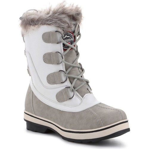 Chaussures Femme Bottes de neige Geographical Norway Sophia Blanc, Beige