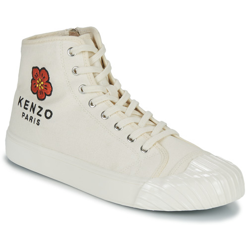 Chaussures Homme Baskets montantes Kenzo KENZOSCHOOL HIGH TOP SNEAKERS Blanc