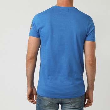 Geographical Norway T-Shirt en coton Bleu