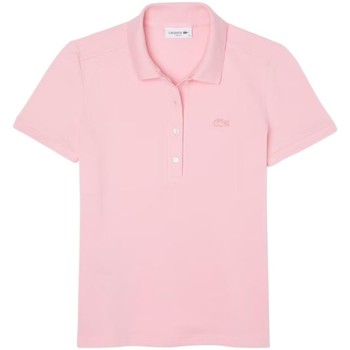 Vêtements Femme T-shirts & Polos Lacoste Polo Femme  Ref 52088 7SY Rose Rose