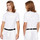 Vêtements Débardeurs / T-shirts sans manche Emporio Armani EA7 Tee shirt Armani exchange blanc  3LZTBX ZJ5LZ Blanc