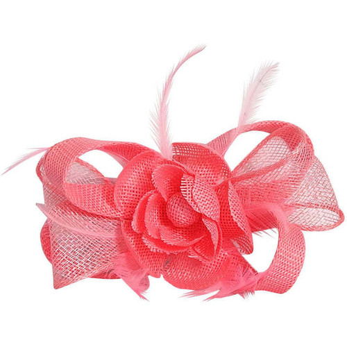 Accessoires textile Femme Chapeaux Chapeau-Tendance Mini bibi ALBA Rose