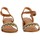 Chaussures Femme Sandales et Nu-pieds The Divine Factory Sandale à talon QL4608 Marron