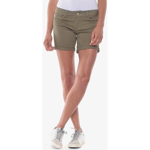 Vêtements Femme Shorts / Bermudas Pantalon Chino Dyli5 Roseises Short pulp paola kaki Vert