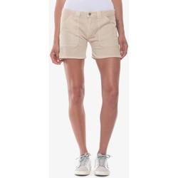 Vêtements Femme Shorts / Bermudas Cotton Tunic And Leggings Pyjama Set Short en jeans olsen2 beige Blanc