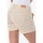 Vêtements Femme Shorts / Bermudas Plaid Cotton Blend Shirt Dressises Short en jeans olsen2 beige Blanc