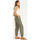 Vêtements Femme Pantalons Le Temps des Cerises Pantalon cosy army kaki à fermeture asymétrique Vert