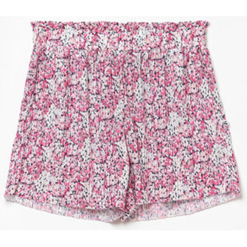 Vêtements Fille Shorts / Bermudas Le Temps des Cerises Short roezgi à motif floral rose Rose