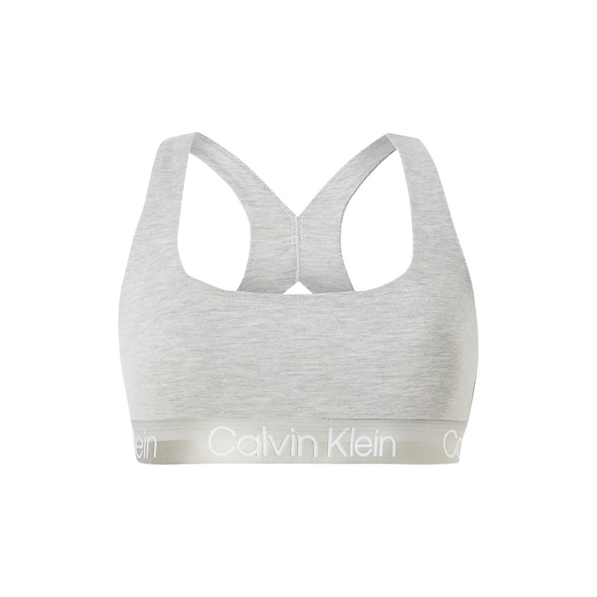 Sous-vêtements Femme Calvin Klein Swimwear Pantaloncini per bikini nero argento Brassiere  Ref 55860 Gris Gris