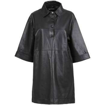 Vêtements Femme Robes courtes Oakwood Robe en cuir  Cover Ref 55791 Noir Noir