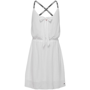 Vêtements Femme Robes courtes Tommy Jeans Robe  Ref 55887 Blanc Blanc