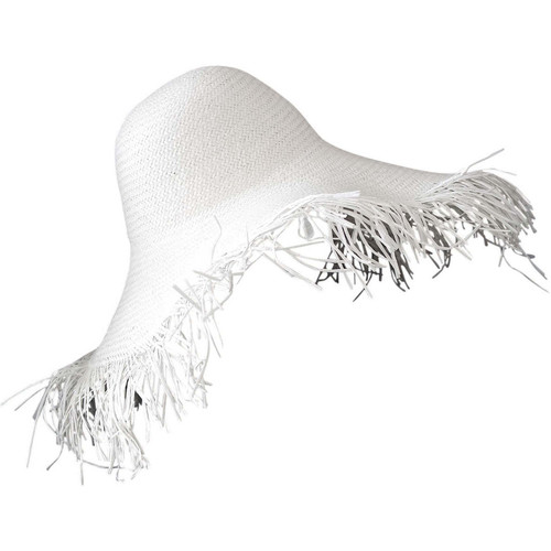Accessoires textile Femme Chapeaux Chapeau-Tendance Grande capeline GENIER Blanc