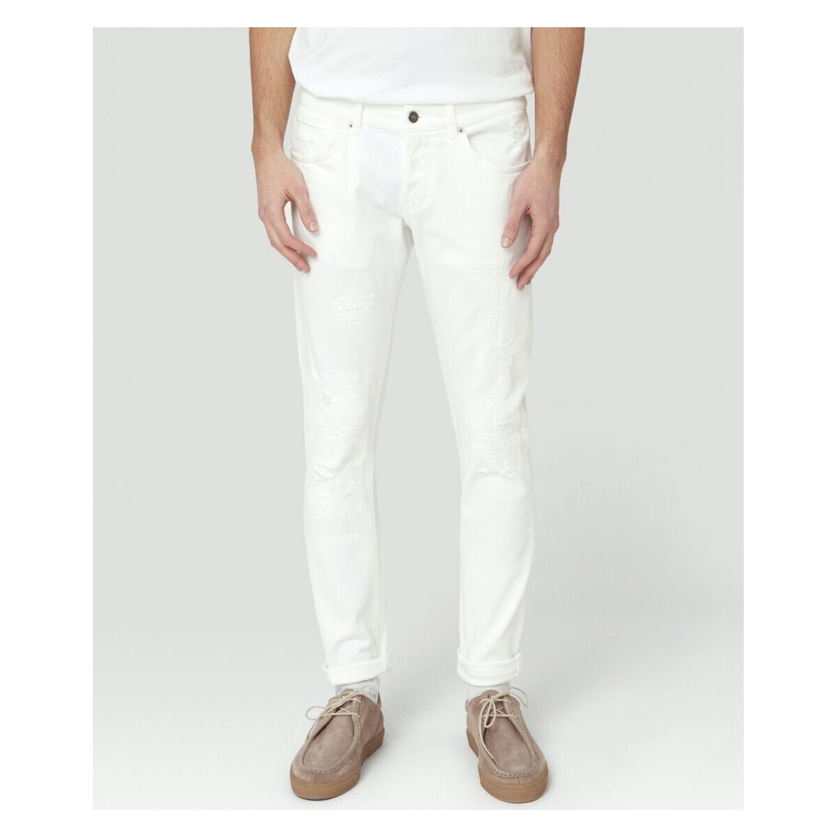 Vêtements Homme Jeans Dondup GEORGE CS7-UP232 BS0030 000 Blanc