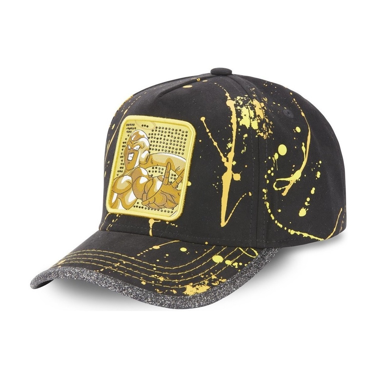 Accessoires textile Casquettes Capslab Casquette adulte Street Dragon Ball Super Gold Noir