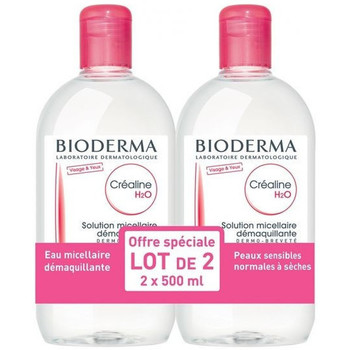 Beauté Démaquillants & Nettoyants Bioderma créaline H2O sans parfum lot de 2 x 500ml Autres