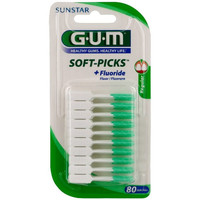 Beauté Soins corps & bain Gum Soft Picks + Fluoride Fluor x80 Regular Autres