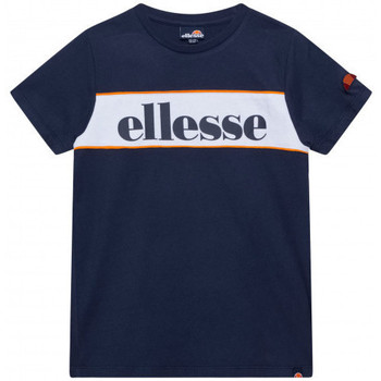 Vêtements Enfant graphic print short sleeve t shirt item Ellesse Tee shirt junior  bleu STRALIOS S3M14386 - 10/11 ANS Bleu