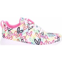 Chaussures Femme Baskets basses Skechers Bobs Squad Starry Love Blanc, Jaune, Rose