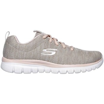 Chaussures Femme Baskets basses Skechers Graceful Twisted Fortune Beige