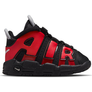 Chaussures Basketball Nike couture Air More Uptempo (TD) / Noir Noir