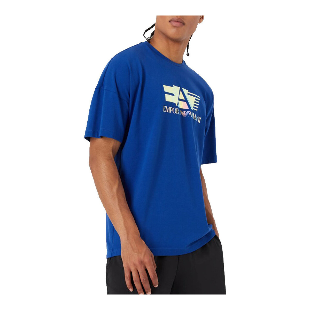Vêtements Homme T-shirts & Polos Emporio Armani EA7 3LPT35PJ5MZ Bleu