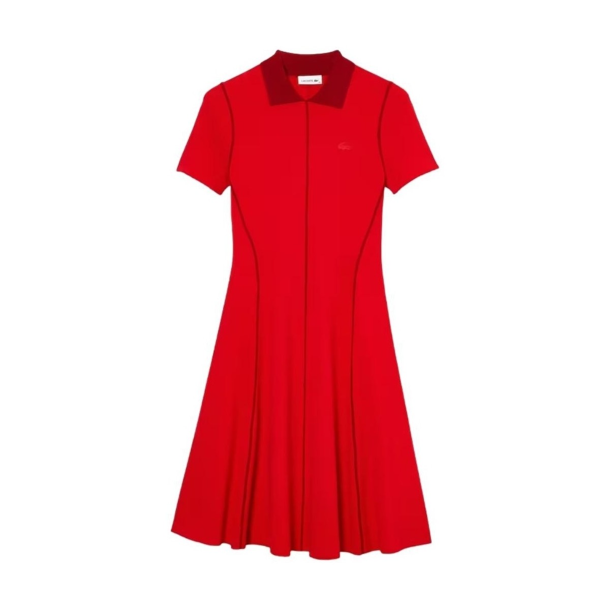 Vêtements Femme Robes Lacoste Robe Polo  Ref 56067 3ML Rouge Rouge