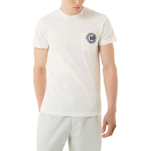 Vêtements Homme Calvin Klein Jeans Colmar T-shirt en coton avec poche avant blanc Blanc