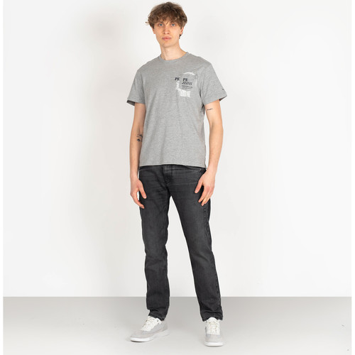 Vêtements Homme T-shirts stripes manches courtes Pepe jeans PM508023 | Sergio Gris