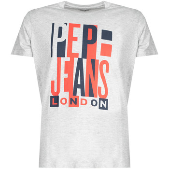 Vêtements Homme Nike Top Kurzarm T-Shirt Pepe jeans PM507739 | Davy Gris