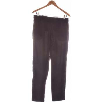 Vêtements metallic Pantalons Promod pantalon droit metallic  38 - T2 - M Noir Noir