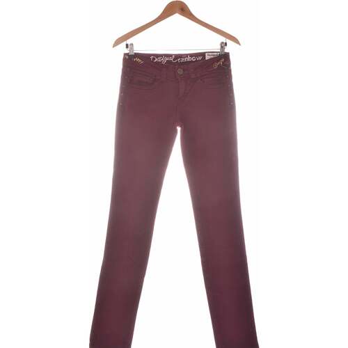 Vêtements Femme drawstring Jeans Desigual 34 - T0 - XS Violet