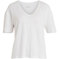 Vêtements Femme T-shirts & Polos Vila  Blanc