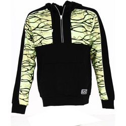 Vêtements Homme Sweats Giorgio Armani printed textured zip-up lightweight jacket Sweat à capuche Noir