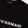 Vêtements Emporio Armani high-rise tapered jeans Tee shirt Emporio Armani noir 11035 2R516 00020 - S Noir