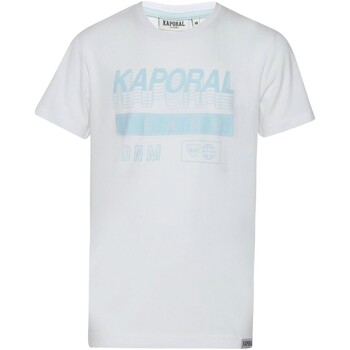Vêtements Fille T-shirts manches courtes Kaporal Raxi Blanc