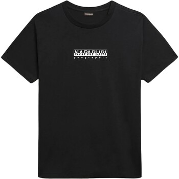 Vêtements Homme T-shirts manches courtes Napapijri S-Box Noir