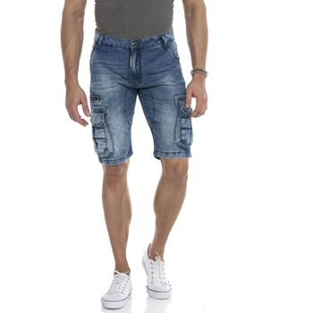 Vêtements Homme Shorts / Bermudas Cipo And Baxx Shorts  pour Homme - CK226 Bleu