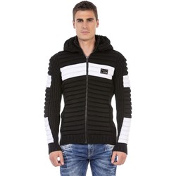 Vêtements Homme Pulls Cipo And Baxx Cardigan  pour Homme - CP254 - Noir Blanc - L Noir Blanc
