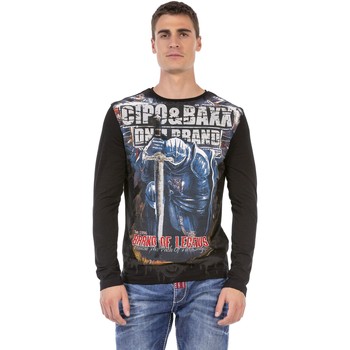 Vêtements Homme Sweats Cipo And Baxx Sweat-Shirt  pour Homme - CL452 Noir
