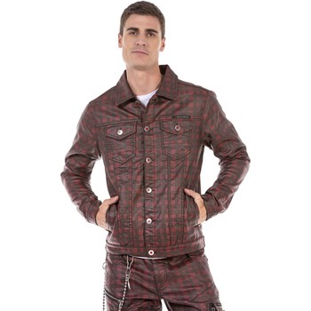Vêtements Homme Vestes en jean Cipo And Baxx Veste  pour Homme - CJ277 Rouge