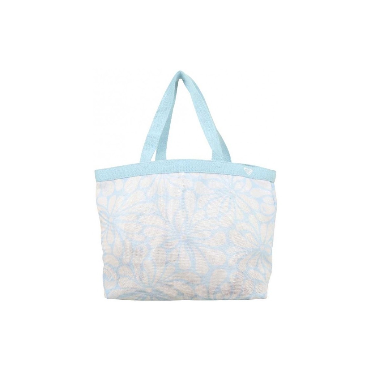 Sacs Femme Cabas / Sacs shopping Roxy Sac shopping  - Semi transparent - Motif Fleur - Bleu Multicolore