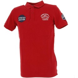Vêtements Homme Polos manches courtes Petrol Industries Pol903 fire red mc polo Rouge